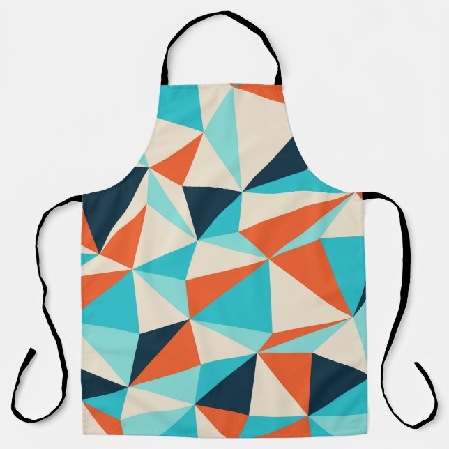 Triangle seamless pattern apron (Front)