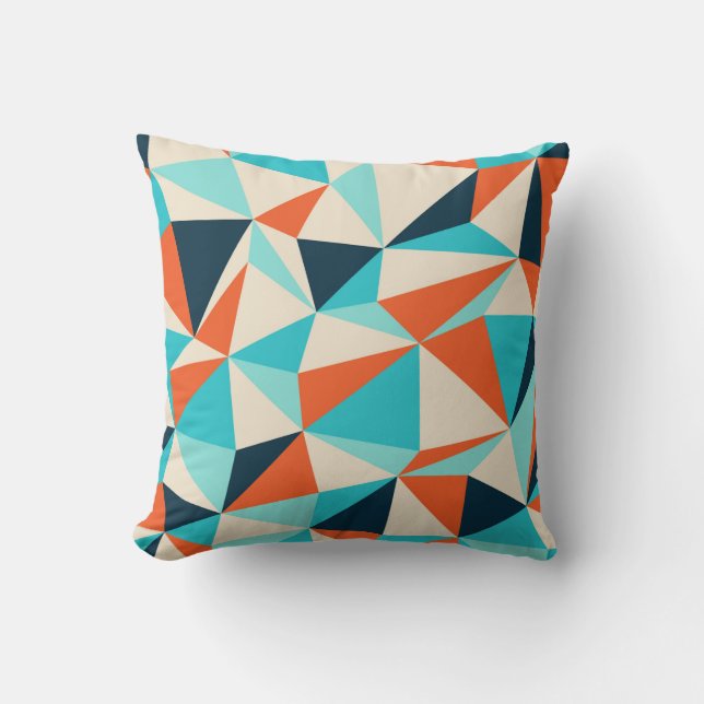 Triangle seamless pattern cushion (Front)