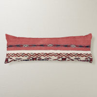 Triangle Stripe Kilim III Red Black White 