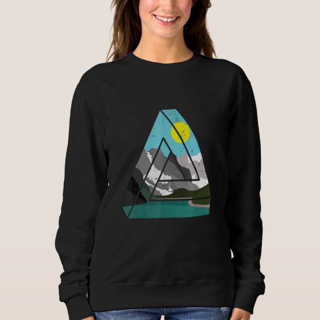 Triangle Triangle Bikini Triangle Instrument Trian Sweatshirt (Front)