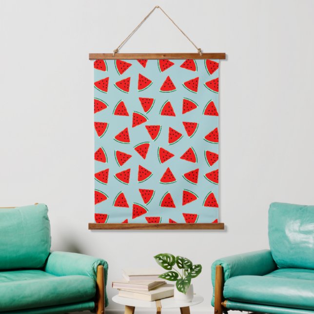 Triangle Watermelon Pattern Hanging Tapestry (Living Room)