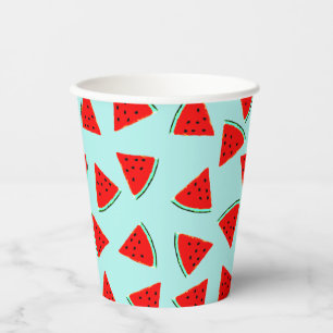 triangle watermelons paper cup