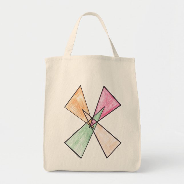 Triangle-X Motif Bag (Front)