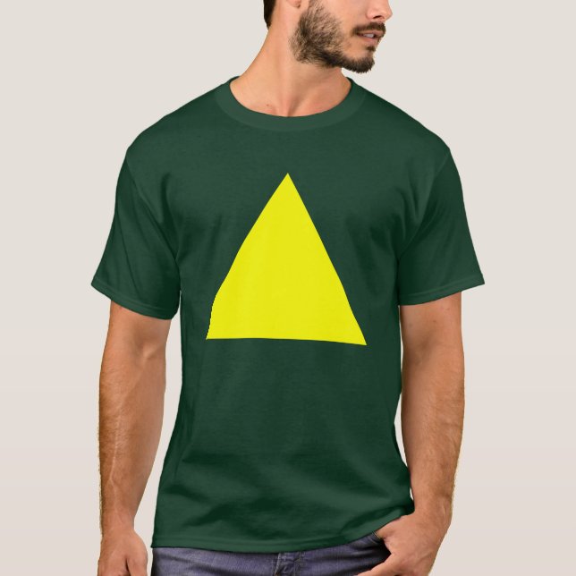 Triangle - Yellow T-Shirt (Front)