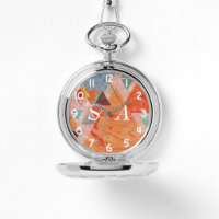 Triangles abstract geometric colour block pattern