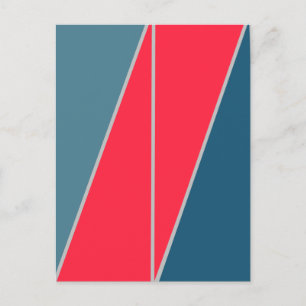 Triangles Abstract Geometric Design Postcard