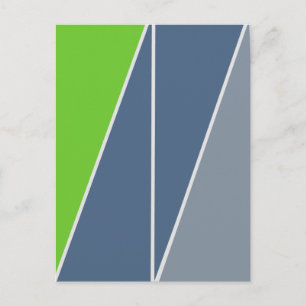 Triangles Abstract Geometric Design Postcard
