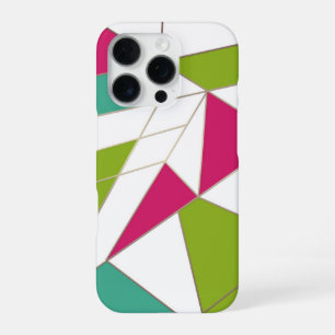 Triangles abstract print geometrical geometry mode iPhone 16 pro case