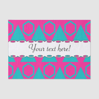 Triangles and honeycombs pattern tissue paper