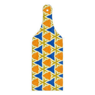Triangles and Stars Colourful Cutting Board