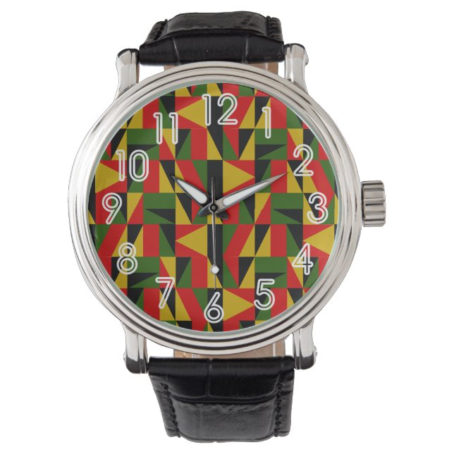 Triangles Black History  Watch (Front)