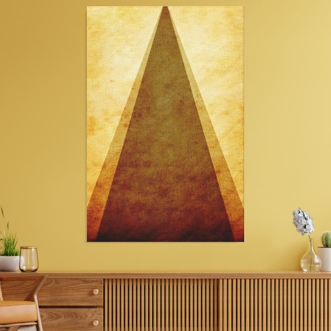 Triangles Canvas Print (Insitu(LivingRoom))