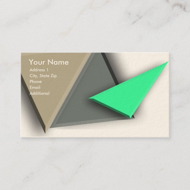 Triangles Card (Front)