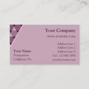 Triangles Decoration Business Card