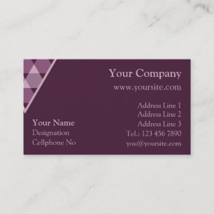 Triangles Decoration Business Card