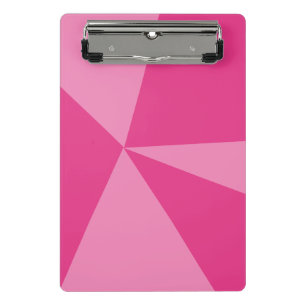 Triangles geometric pattern mini clipboard