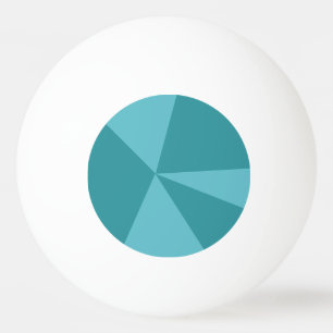 Triangles geometric pattern ping pong ball