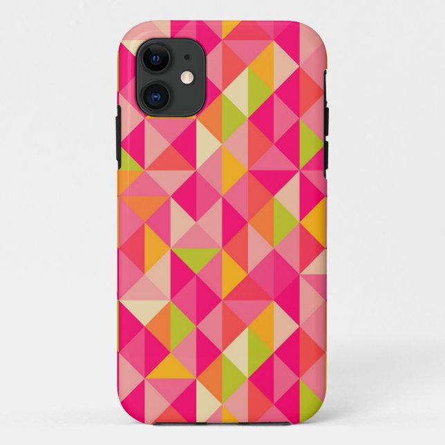 Triangles geometrical pattern Case-Mate iPhone case (Back)