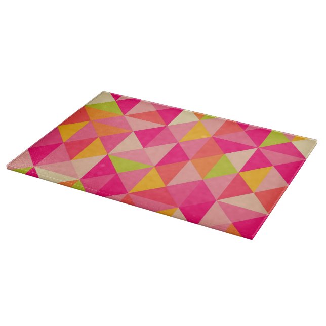 Triangles geometrical pattern cutting board (Corner)