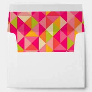 Triangles geometrical pattern envelope