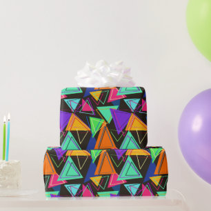 Triangles In Colour Wrapping Paper