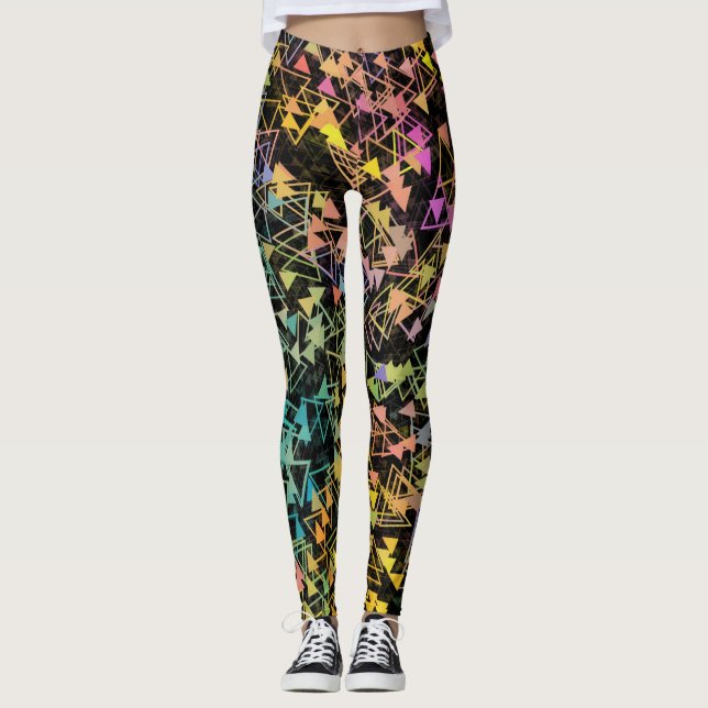 Triangles in Motion Leggings (Front)
