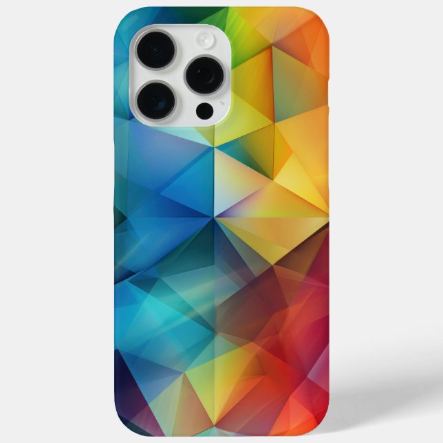 Triangles in rainbow colours Case-Mate iPhone case (Back)