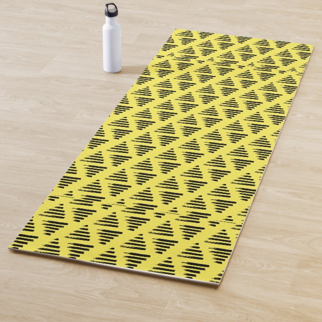 Triangles + Lines  Yoga Mat (In Situ)