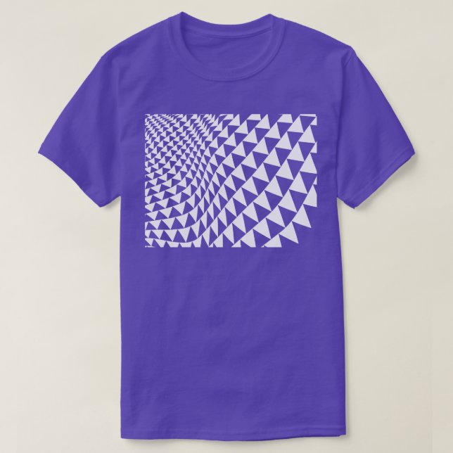 triangles opart square T-Shirt (Design Front)
