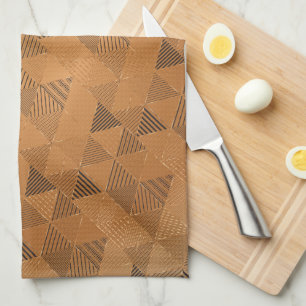 Triangles Pattern 5 Tea Towel