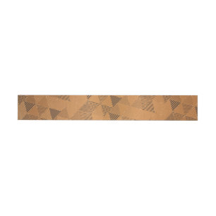 Triangles Pattern 5 Wrap Around Label