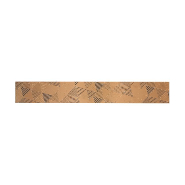 Triangles Pattern 5 Wrap Around Label (Individual)