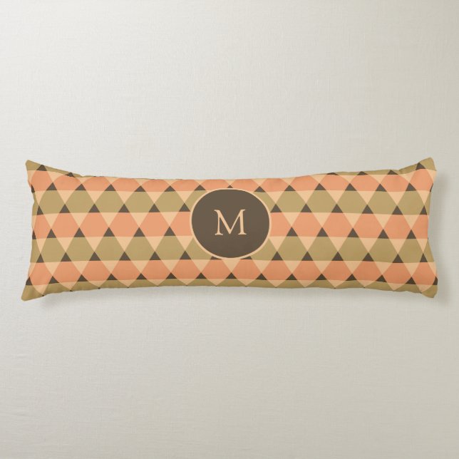 Triangles Pattern Body Cushion (Front)