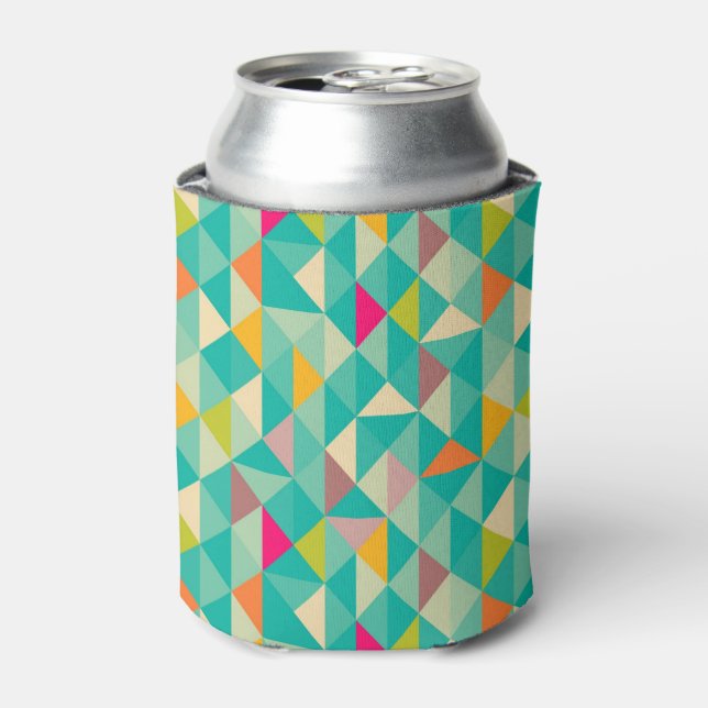 Triangles pattern can cooler (Can Front)