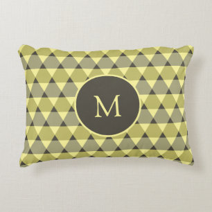 Triangles Pattern Decorative Cushion