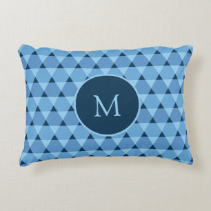 Triangles Pattern Decorative Cushion