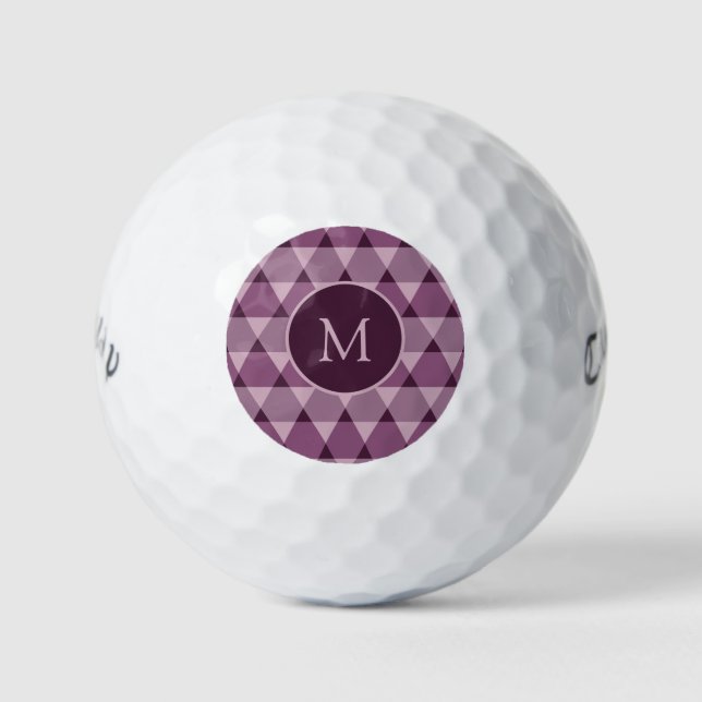 Triangles Pattern Golf Balls (Front)