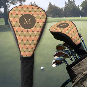 Triangles Pattern Golf Head Cover