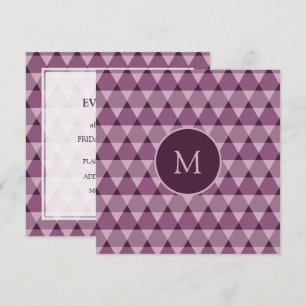 Triangles Pattern Invitation