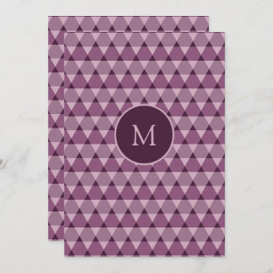 Triangles Pattern Invitation