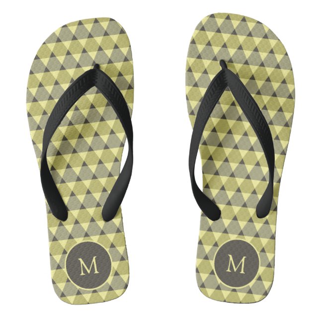Triangles Pattern Jandals (Footbed)