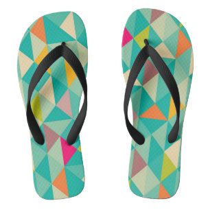 Triangles pattern jandals