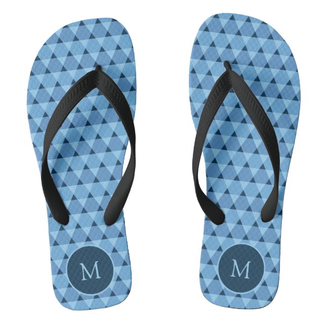 Triangles Pattern Jandals (Footbed)