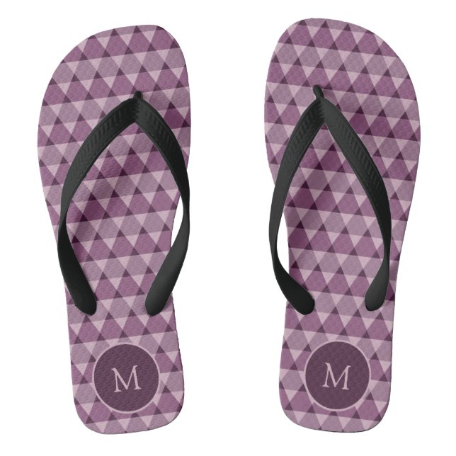 Triangles Pattern Jandals (Footbed)