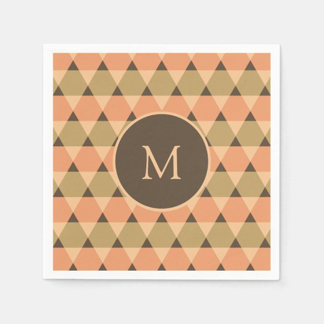 Triangles Pattern Napkin (Front)