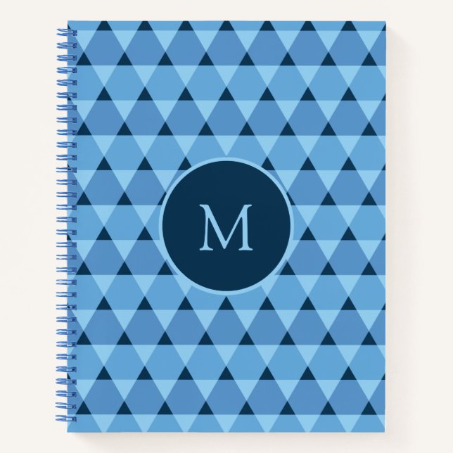 Triangles Pattern Notebook (Front)