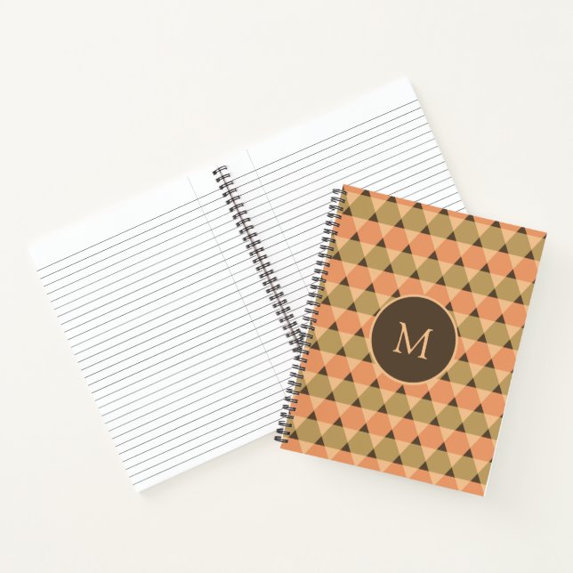 Triangles Pattern Notebook (Inside)