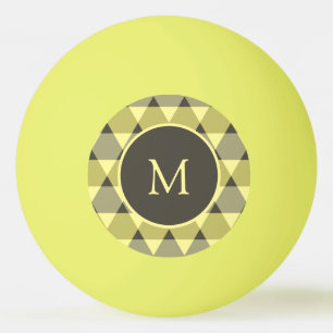 Triangles Pattern Ping Pong Ball