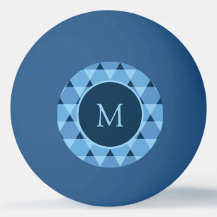 Triangles Pattern Ping Pong Ball