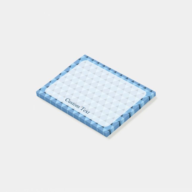 Triangles Pattern Post-it Notes (Angled)